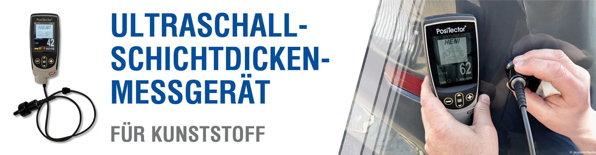 Ultraschall-Schichtdickenmessgerät für Kunststoff
