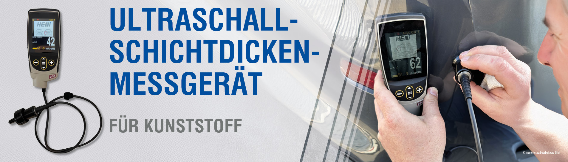 Ultraschall-Schichtdickenmessgerät für Kunststoff