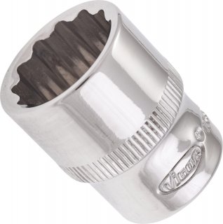 VIGOR Doppelsechskant Steckschlüsseleinsatz ∙ V7514-14 ∙ 1/4 Zoll (6,3 mm) Vierkant hohl ∙ Außen Doppelsechskant Profil ∙ SW 14  Bild 2