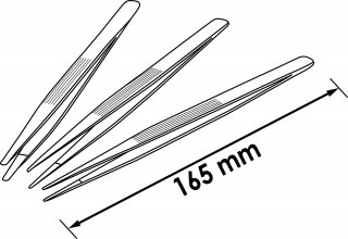 VIGOR Pinzetten Satz ∙ V1438 ∙ 3-teilig ∙ Anzahl Werkzeuge: 3 Bild 3