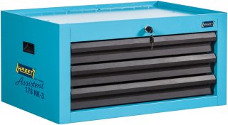 HAZET Aufsatzkoffer 178NK-3 ∙ L x B x H: 696 mm x 488 mm x 390 mm ∙ Schubladen | flach: 3× 80 x 527 x 348 mm Bild 1