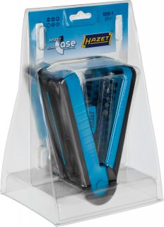 HAZET Steckschlüssel Satz 856-1 ∙ 1/4 Zoll (6,3 mm) Vierkant hohl | 1/4 Zoll (6,3 mm) Sechskant massiv ∙ Außen Sechskant-Traction Bild 2