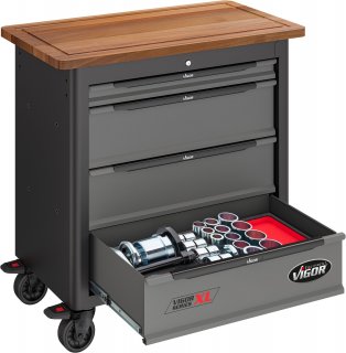 VIGOR Mobile Werkbank Series XL ∙ leer ∙ V4814 ∙ L x B x H: 907 mm x 481 mm x 990 mm Bild 14
