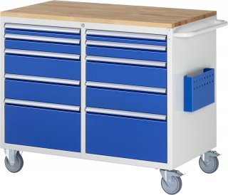 Montagewagen LL5.2.2 | B1145xT650xH975mm | 10xSchublade-TA | B-Top-25mm Bild 1