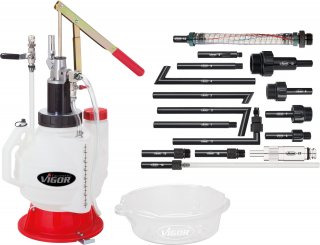 VIGOR Öl-Einfüllgerät ∙ mit Adapter Satz ∙ V4385N ∙ 21-teilig ∙ Anzahl Werkzeuge: 21 Bild 1
