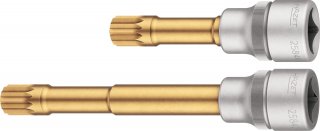 HAZET Schraubendreher-Steckschlüsseleinsatz Satz 2584-12/2 ∙ 1/2 Zoll (12,5 mm) Vierkant hohl ∙ Innen Vielzahn Profil XZN ∙ 2-te Bild 1