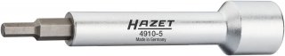 HAZET Verlängerung 4910-5 ∙ 1/2 Zoll (12,5 mm) Vierkant hohl ∙ Innen Sechskant Profil ∙ SW 5 mm Bild 1