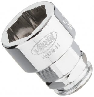 VIGOR Sechskant Steckschlüsseleinsatz ∙ superflach ∙ V5202-11 ∙ 1/4 Zoll (6,3 mm) Vierkant hohl ∙ Außen Sechskant Profil ∙ SW 11 Bild 14