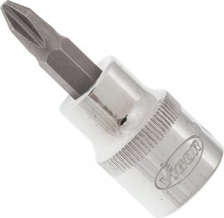 VIGOR Kreuzschlitz Schraubendreher-Einsatz ∙ V2293N ∙ 3/8 Zoll (10 mm) Vierkant hohl ∙ Kreuzschlitz Profil PH ∙ SW PH2 Bild 2