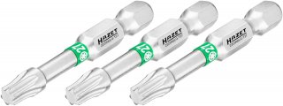 HAZET Bit 2223NSLG-T27/3 ∙ 1/4 Zoll (6,3 mm) Sechskant massiv ∙ Innen TORX® Profil ∙ 3-teilig ∙ SW T27 Bild 1