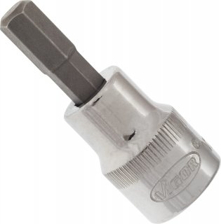 VIGOR Innensechskant Schraubendreher-Einsatz ∙ V2281N ∙ 3/8 Zoll (10 mm) Vierkant hohl ∙ Innen Sechskant Profil ∙ SW 7 mm Bild 2