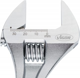 VIGOR Rollgabelschlüssel ∙ verstellbar ∙ 0 – 33 mm ∙ V6049 ∙ 250 mm Bild 4