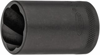 VIGOR Spiralnutenausdreher-Einsatz ∙ V2404N-24 ∙ 1/2 Zoll (12,5 mm) Vierkant hohl ∙ Außen Schraubenausdreher Profil ∙ SW 24 mm Bild 3