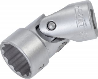 HAZET Gelenk Steckschlüsseleinsatz 880G-Z16 ∙ 3/8 Zoll (10 mm) Vierkant hohl ∙ Außen Doppelsechskant-Tractionsprofil ∙ SW 16 mm Bild 1