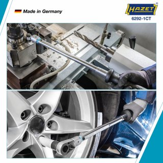 HAZET Drehmomentschlüssel 6292-1CT ∙ Drehmomentbereich min-max: 40 – 200 Nm ∙ Genauigkeit: 2% ∙ 14 x 18 mm Einsteck-Vierkant hoh Bild 2