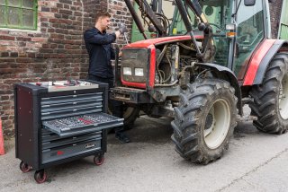 VIGOR Werkstattwagen Series XL ∙ Edelstahl-Arbeitsplatte ∙ mit Sortiment ∙ V4481-X/375 ∙ 375-teilig ∙ Anzahl Werkzeuge: 375 Bild 9