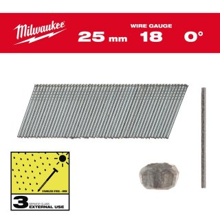 Stauchkopf-Nägel 18G Inox25mmSC3(5.000) Bild 1