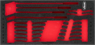 VIGOR Weichschaumeinlage ∙ leer ∙ V6723-L ∙ L x B x H: 393 mm x 188 mm x 35 mm Bild 1