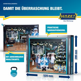 HAZET Adventskalender 2024 ADVENTSKALENDER24 ∙ 24-teilig Bild 2