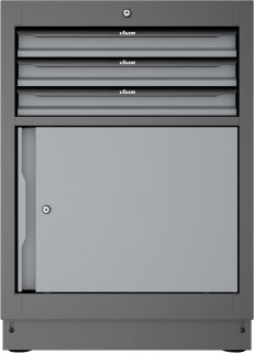VIGOR Schubladen-Unterschrank ∙ 3 Schubladen ∙ 676 mm ∙ V6000-030 ∙ L x B x H: 676 mm x 500 mm x 953 mm Bild 11