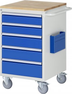 Montagewagen L5.11 | B580xT650xH975mm | 5xSchublade-VA | B-Top-25mm Bild 1