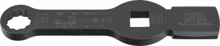 HAZET Schlag-Ringschlüssel ∙ mit 2 Schlagflächen 2872SZ-26 ∙ 3/4 Zoll (20 mm) Vierkant hohl ∙ Außen Doppelsechskant Profil ∙ SW  Bild 1