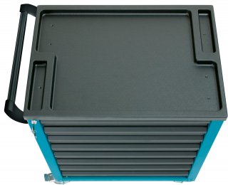 HAZET Werkstattwagen Assistent 177 ∙ Sortiment 177-7/217 ∙ 217-teilig ∙ Schubladen | flach: 6× 79 x 527 x 348 mm ∙ Schubladen | ho Bild 4