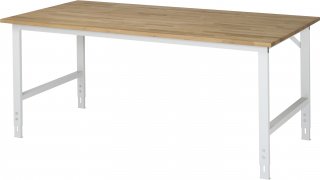 Arbeitstisch Tom höhenverstellbar | B2000xT1000xH760-1080mm | B-Platte-25mm Bild 1