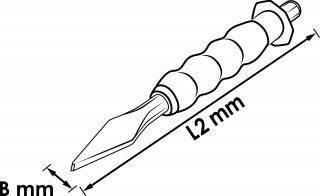 VIGOR Kreuzmeißel ∙ V6230-5 ∙ 170 mm Bild 3