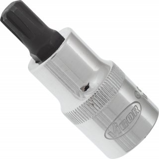 VIGOR RIBE Schraubendreher-Einsatz ∙ V2206 ∙ 1/2 Zoll (12,5 mm) Vierkant hohl ∙ Innen Keilprofil Ribe-CV ∙ SW M9 Bild 2