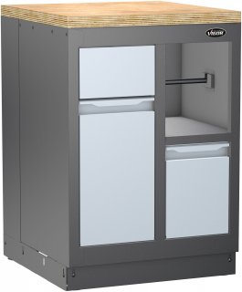 VIGOR Holz-Arbeitsplatte Tief ∙ klein ∙ V6000-0676-D ∙ L x B x H: 676 mm x 700 mm x 40 mm Bild 1