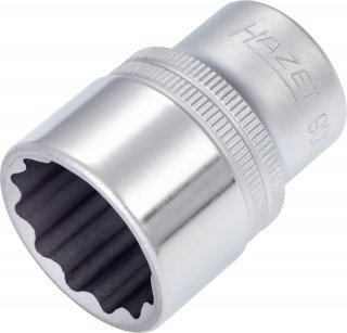 HAZET Steckschlüsseleinsatz 900AZ-15/16 ∙ 1/2 Zoll (12,5 mm) Vierkant hohl ∙ Außen Doppelsechskant-Tractionsprofil ∙ SW 15⁄16″ Bild 1
