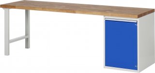 Werkbank 7501A1 | B2500xT700xH840mm | 1xTür Bild 1