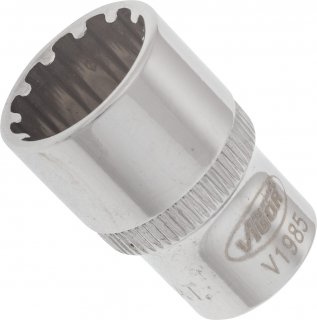 VIGOR Multiprofil Steckschlüsseleinsatz ∙ V1985 ∙ 1/4 Zoll (6,3 mm) Vierkant hohl ∙ Multiprofil ∙ SW 12 mm Bild 2
