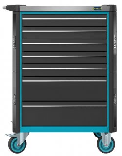 HAZET Werkstattwagen Assistent 179NX ∙ Sortiment 179NX-7/137 ∙ 137-teilig ∙ Schubladen | flach: 5× 81 x 522 x 398 mm ∙ Schubladen Bild 8
