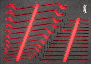 VIGOR Weichschaumeinlage ∙ leer ∙ V6808-L ∙ L x B x H: 563 mm x 393 mm x 35 mm Bild 1