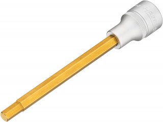 HAZET Schraubendreher-Steckschlüsseleinsatz 986SL-7 ∙ 1/2 Zoll (12,5 mm) Vierkant hohl ∙ Innen Sechskant Profil ∙ SW 7 mm Bild 1