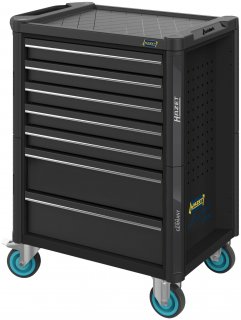 HAZET Werkstattwagen Assistent 179N ∙ einzeln 179N-7-RAL9005 ∙ L x B x H: 785 mm x 518 mm x 1020 mm ∙ Schubladen | flach: 5× 81 x Bild 4