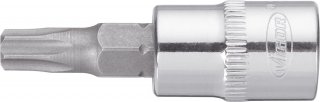 VIGOR T Schraubendreher-Einsatz ∙ V2446N ∙ 1/4 Zoll (6,3 mm) Vierkant hohl ∙ Innen TORX® Profil ∙ SW T30 Bild 1