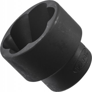 VIGOR Spiralnutenausdreher-Einsatz ∙ V3745 ∙ 1/2 Zoll (12,5 mm) Vierkant hohl ∙ Außen Schraubenausdreher Profil ∙ SW 27 mm Bild 2