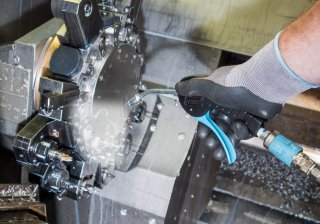 HAZET Ausblaspistole ∙ 100 mm ∙ mit Venturidüse und gebogenem Rohr 9040P-4 ∙ Länge: 265 mm Bild 7