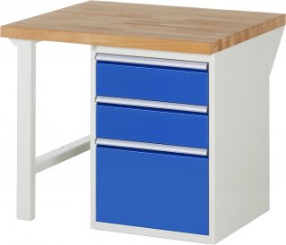 Werkbank 7507A1 | B1000xT900xH890mm | 3xSchublade-TA Bild 1