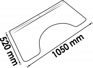 VIGOR Kotflügelschoner ∙ V6605 ∙ L x B: 1050 mm x 520 mm Bild 3
