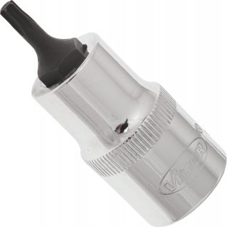 VIGOR T Schraubendreher-Einsatz ∙ V2151 ∙ 1/2 Zoll (12,5 mm) Vierkant hohl ∙ Innen TORX® Profil ∙ SW T20 Bild 1