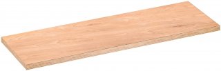 VIGOR Holz-Arbeitsplatte kombiniert ∙ mittel ∙ V6000-01541 ∙ L x B x H: 1541 mm x 500 mm x 40 mm Bild 2