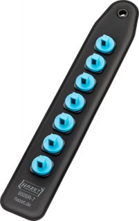 HAZET SmartRail mit 7 Steckplätzen 850SR-7 ∙ 1/4 Zoll (6,3 mm) Vierkant hohl ∙ L x B x H: 245 mm x 37,4 mm x 29,2 mm Bild 3