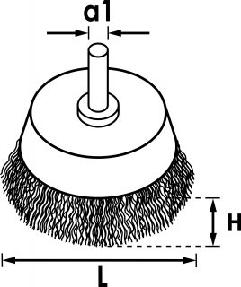 VIGOR Topfbürste ∙ 50 mm ∙ grob ∙ V6800-50 Bild 3