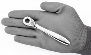 VIGOR Steckschlüssel Satz ∙ superflach ∙ V5202 ∙ 1/4 Zoll (6,3 mm) Vierkant hohl ∙ Außen Sechskant Profil ∙ 25-teilig ∙ 4 – 14 ∙ Bild 15