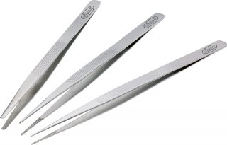 VIGOR Pinzetten Satz ∙ V1438 ∙ 3-teilig ∙ Anzahl Werkzeuge: 3 Bild 1