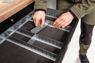 VIGOR Einteilblech Satz ∙ hoch ∙ mittel 91 mm ∙ V6685H-2/20 ∙ 20-teilig ∙ Anzahl Werkzeuge: 20 Bild 5